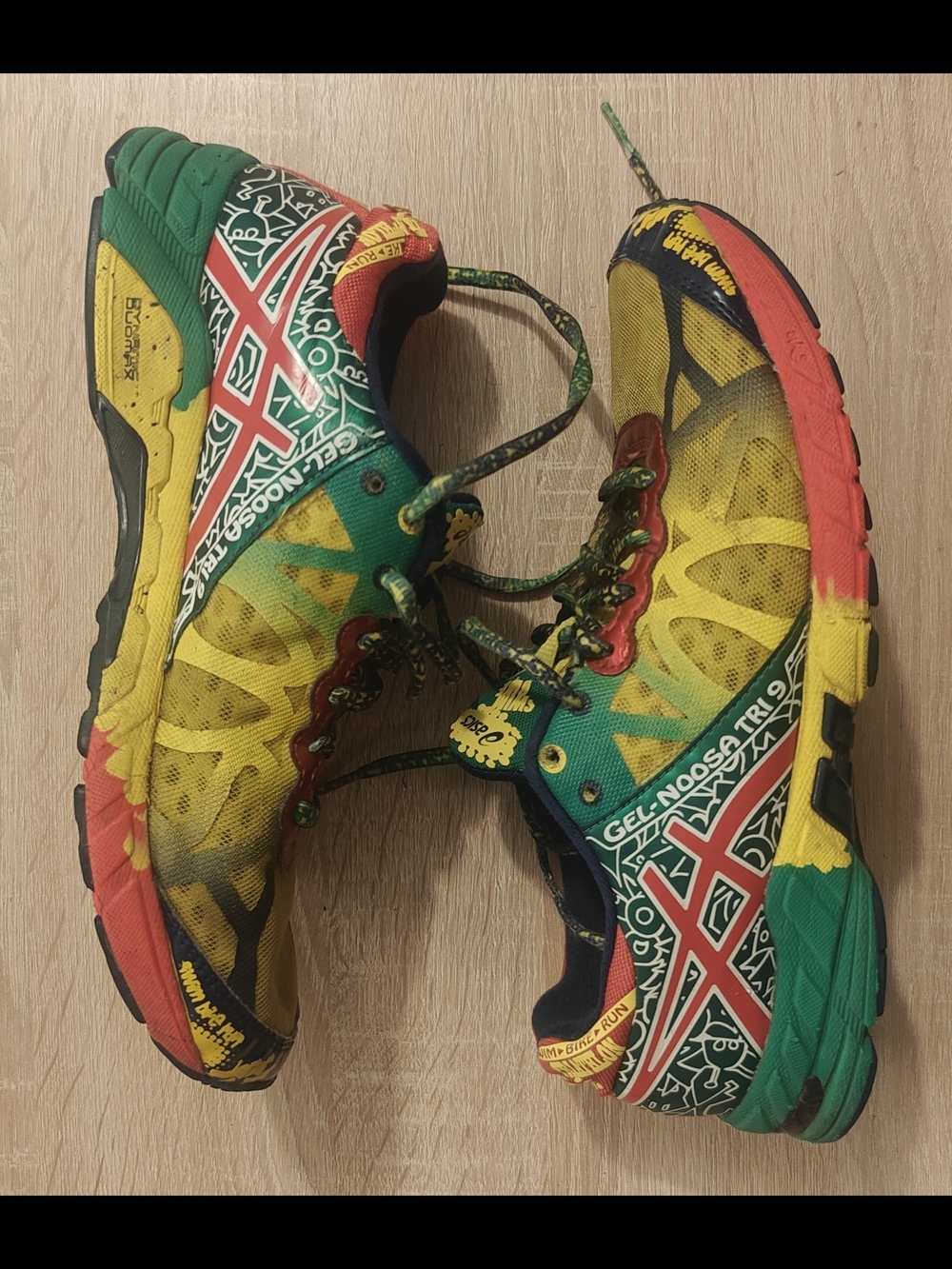 Asics Gel-Noosa Tri 9 Women's Running Shoes Multi-Color Sz 7 T458N